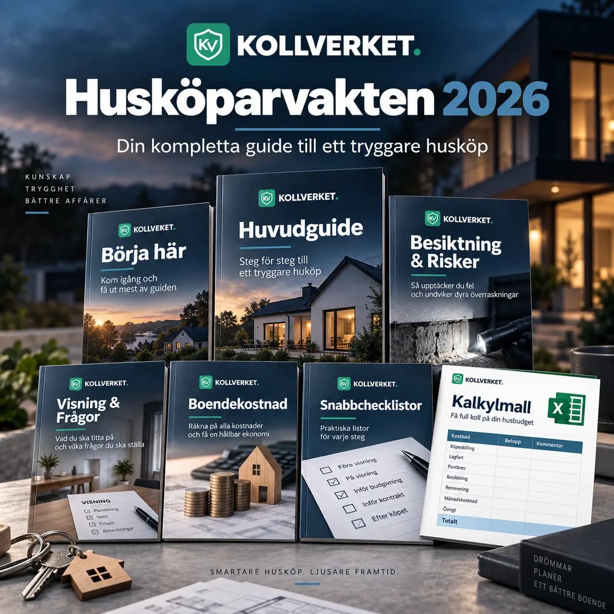 Husköparvakten 2026 från Kollverket med guide, besiktningskontroller, checklistor och boendekalkyl